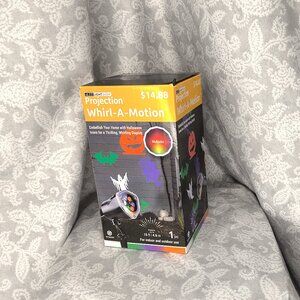 Gemmy Happy Halloween Whirl-a-Motion with Strobe Projection Light